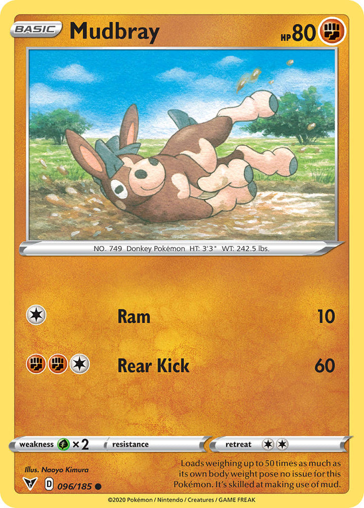 Mudbray (096/185) [Sword & Shield: Vivid Voltage] Pokémon