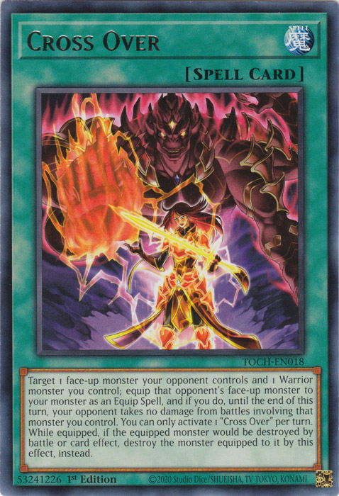 Cross Over [TOCH-EN018] Rare Yu-Gi-Oh!
