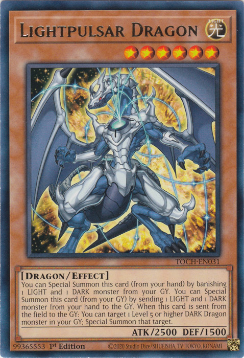 Lightpulsar Dragon [TOCH-EN031] Rare Yu-Gi-Oh!