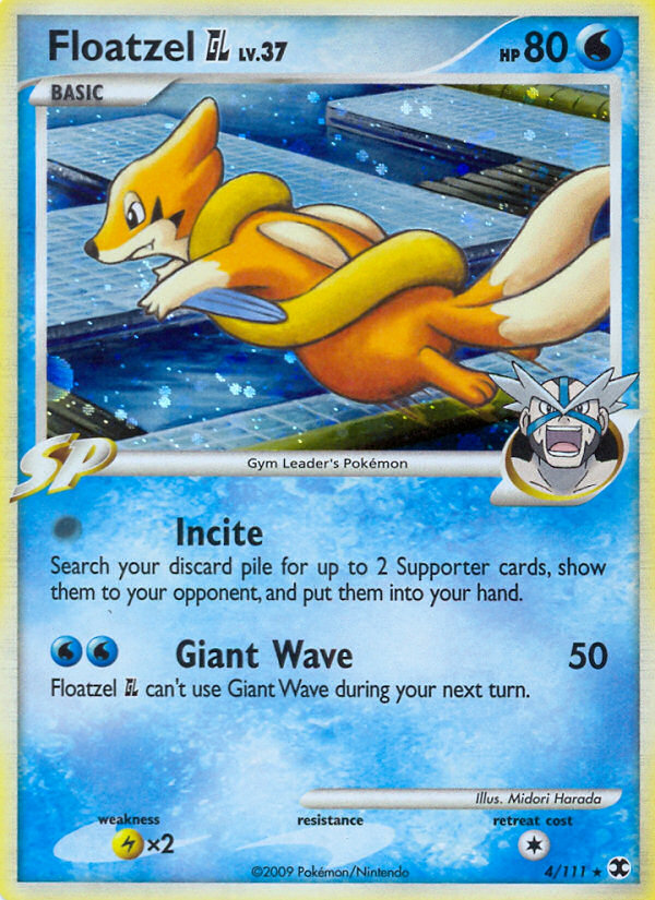 Floatzel GL (4/111) [Platinum: Rising Rivals] Pokémon