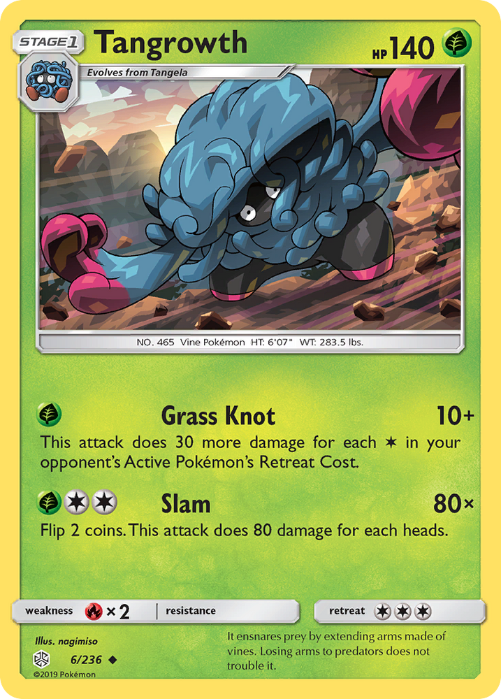 Tangrowth (6/236) [Sun & Moon: Cosmic Eclipse] Pokémon