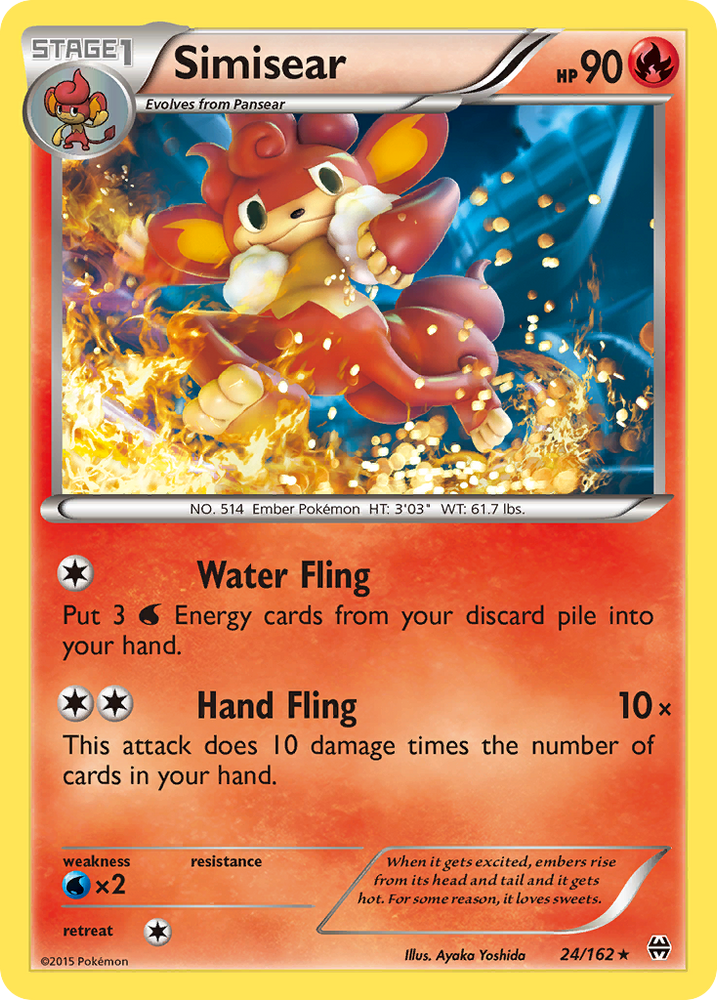 Simisear (24/162) [XY: BREAKthrough] Pokémon