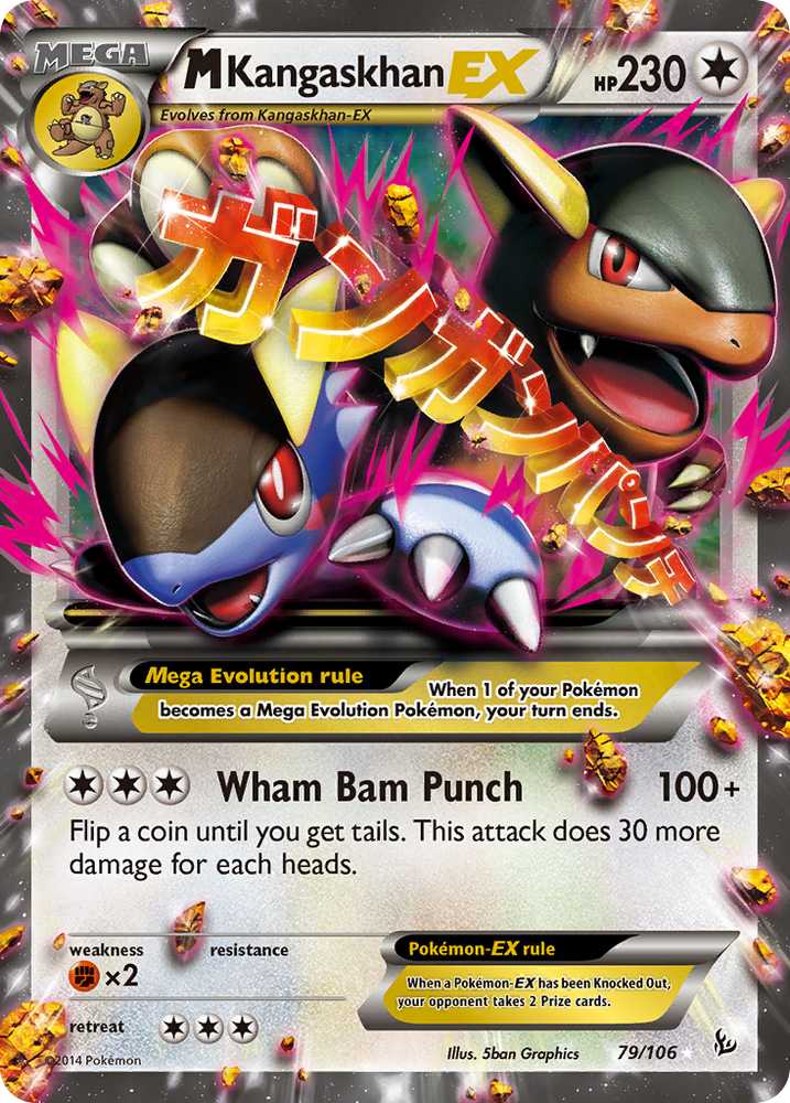 M Kangaskhan EX (79/106) [XY: Flashfire] Pokémon