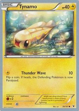 Tynamo (38/101) (Anguille Sous Roche - Clement Lamberton) [World Championships 2013] Pokémon