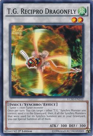 T.G. Recipro Dragonfly [LC5D-EN212] Common Yu-Gi-Oh!