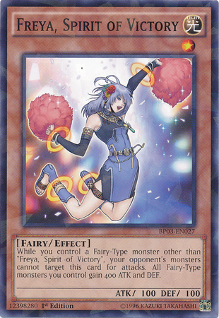 Freya, Spirit of Victory [BP03-EN027] Shatterfoil Rare Yu-Gi-Oh!
