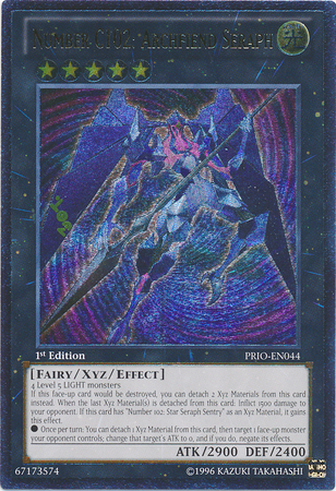 Number C102: Archfiend Seraph [PRIO-EN044] Ultimate Rare Yu-Gi-Oh!