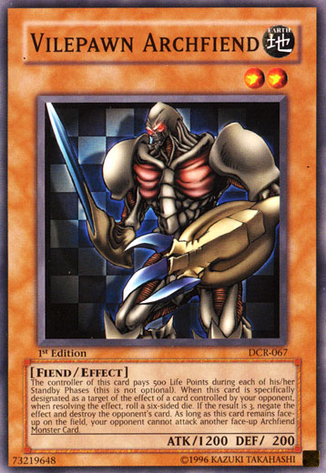 Vilepawn Archfiend [DCR-067] Common Yu-Gi-Oh!