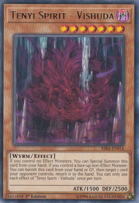 Tenyi Spirit - Vishuda [RIRA-EN016] Rare Yu-Gi-Oh!