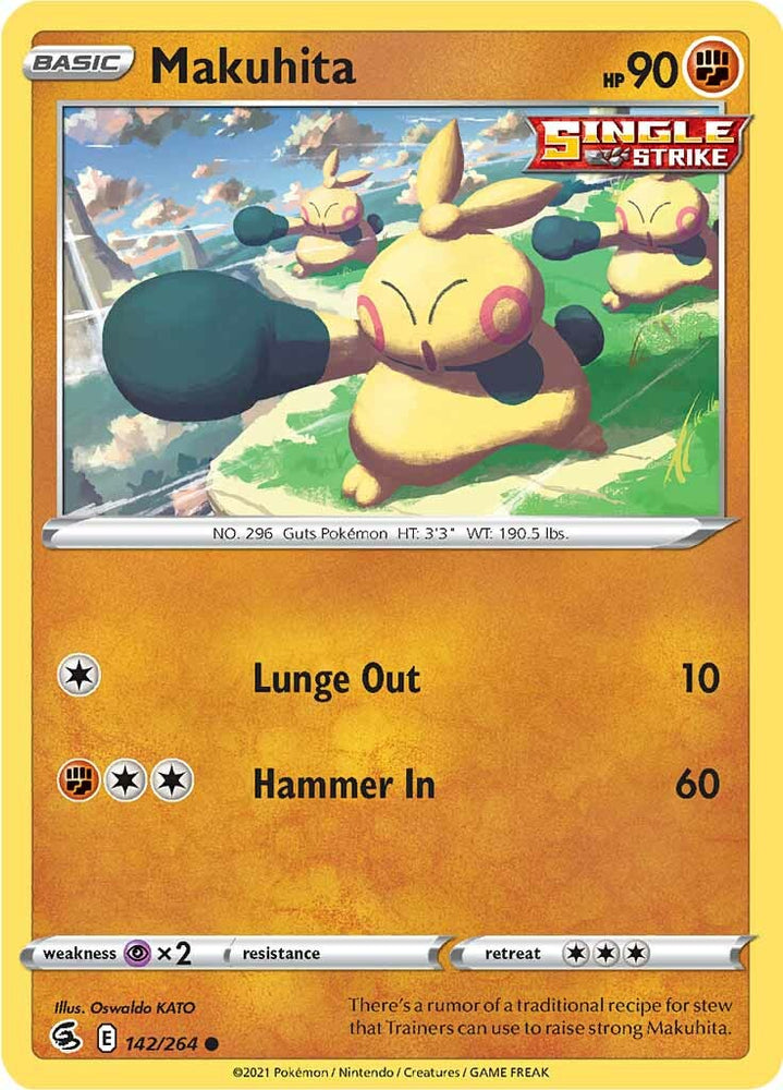 Makuhita (142/264) [Sword & Shield: Fusion Strike] Pokémon