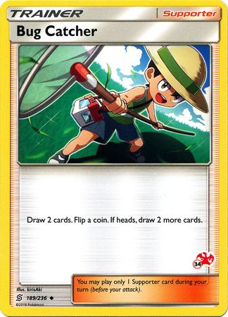 Bug Catcher (189/236) (Charizard Stamp #34) [Battle Academy 2020] Pokémon