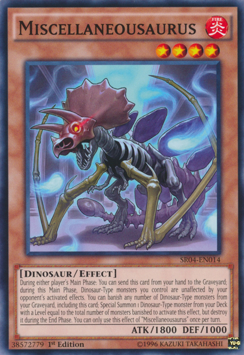 Miscellaneousaurus [SR04-EN014] Common Yu-Gi-Oh!
