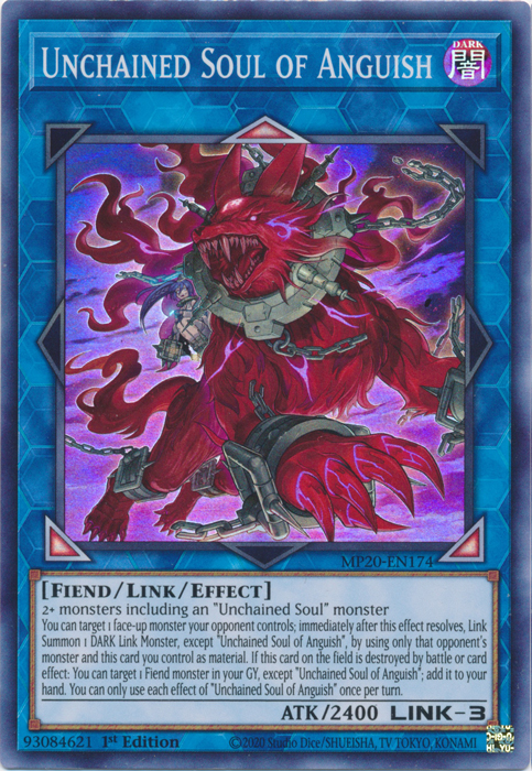 Unchained Soul of Anguish [MP20-EN174] Super Rare Yu-Gi-Oh!