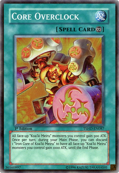 Core Overclock [TSHD-EN087] Super Rare Yu-Gi-Oh!