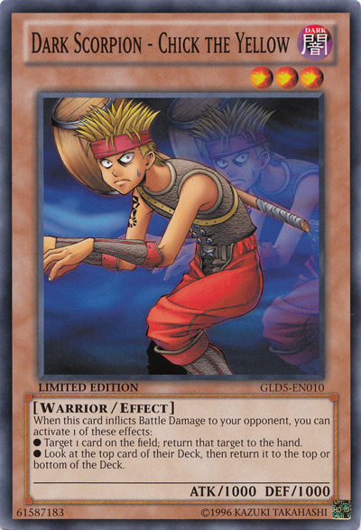 Dark Scorpion - Chick the Yellow [GLD5-EN010] Common Yu-Gi-Oh!