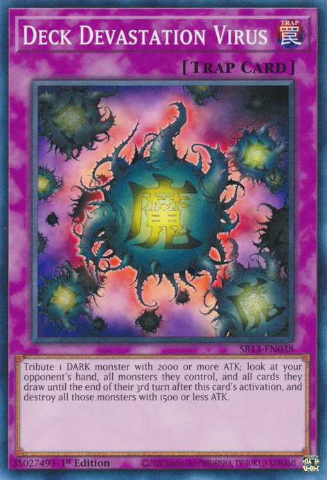 Deck Devastation Virus [SR13-EN038] Common Yu-Gi-Oh!
