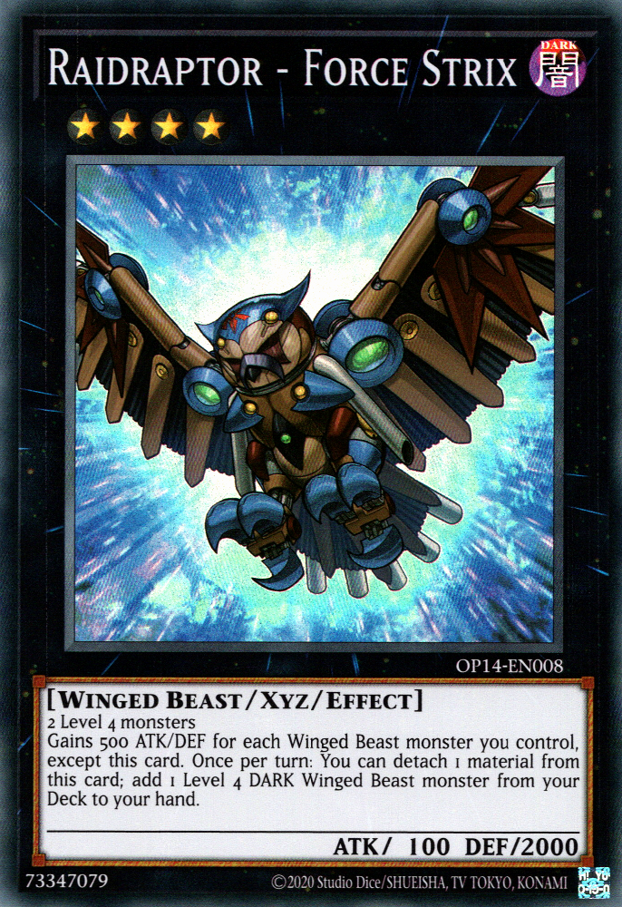 Raidraptor - Force Strix [OP14-EN008] Super Rare Yu-Gi-Oh!