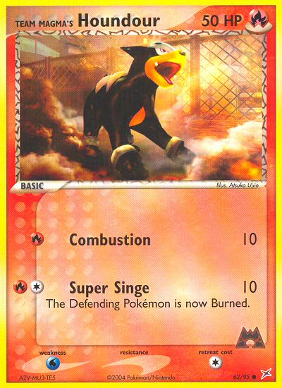 Team Magma's Houndour (62/95) [EX: Team Magma vs Team Aqua] Pokémon