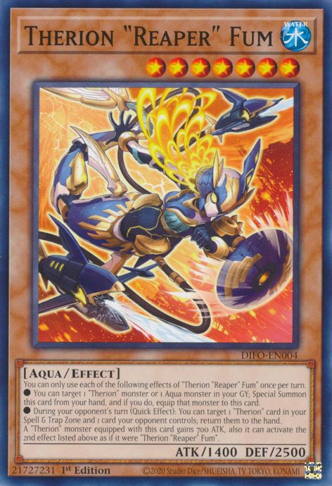 Therion Reaper Fum [DIFO-EN004] Common Yu-Gi-Oh!