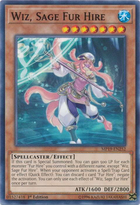 Wiz, Sage Fur Hire [MP19-EN252] Common Yu-Gi-Oh!