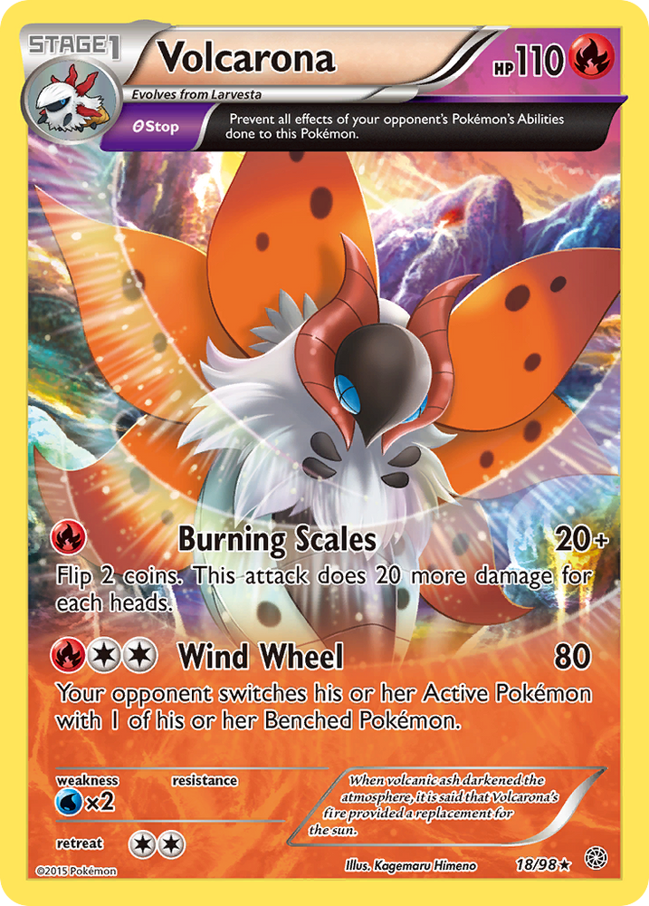 Volcarona (18/98) [XY: Ancient Origins] Pokémon
