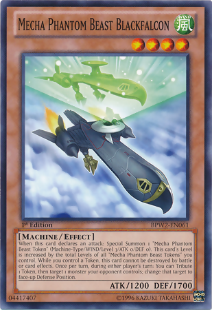 Mecha Phantom Beast Blackfalcon [BPW2-EN061] Common Yu-Gi-Oh!