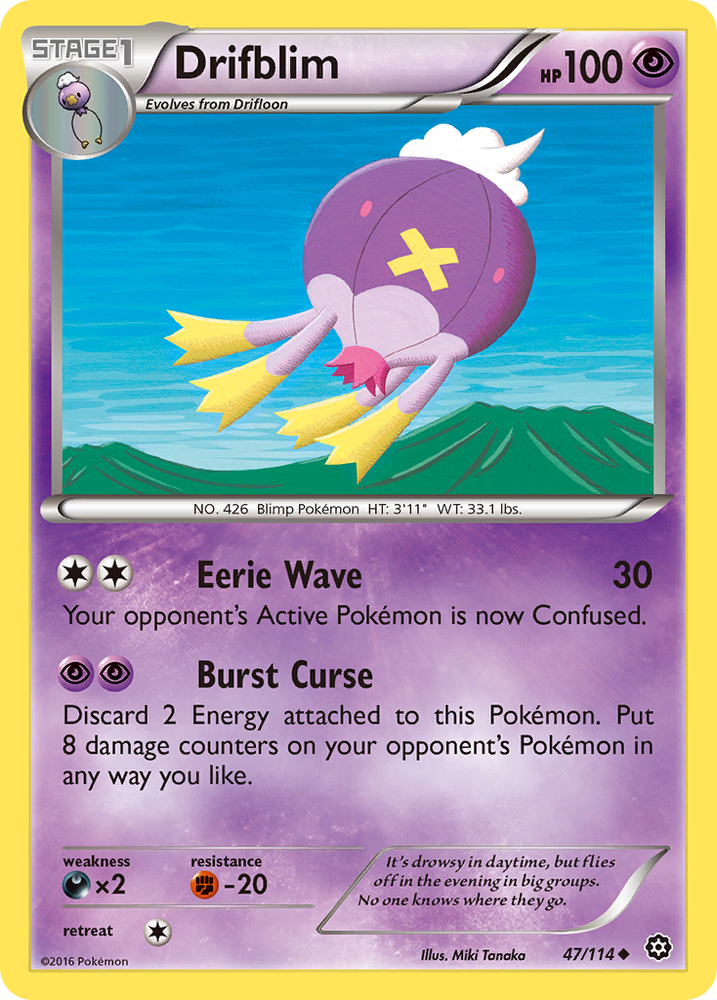 Drifblim (47/114) [XY: Steam Siege] Pokémon