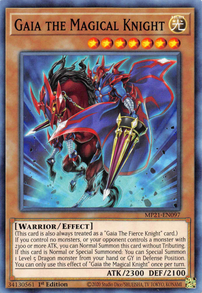Gaia the Magical Knight [MP21-EN097] Common Yu-Gi-Oh!
