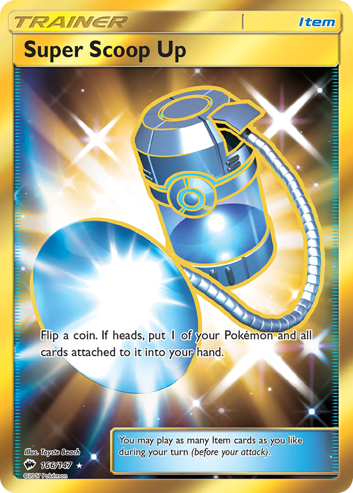 Super Scoop Up (166/147) [Sun & Moon: Burning Shadows] Pokémon