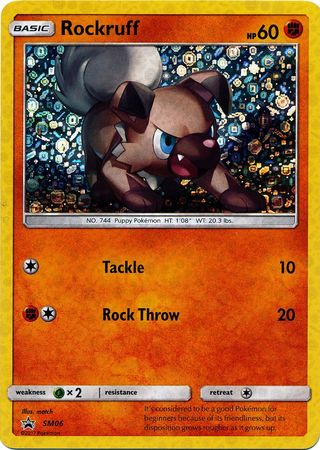 Rockruff (SM06) (General Mills Promo) [Sun & Moon: Black Star Promos] Pokémon