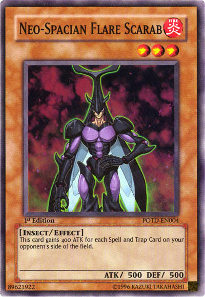 Neo-Spacian Flare Scarab [POTD-EN004] Super Rare Yu-Gi-Oh!