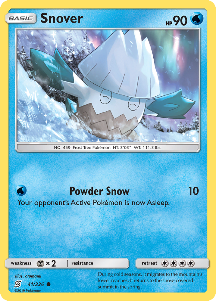 Snover (41/236) [Sun & Moon: Unified Minds] Pokémon