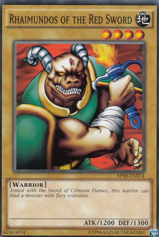 Rhaimundos of the Red Sword [AP08-EN014] Common Yu-Gi-Oh!