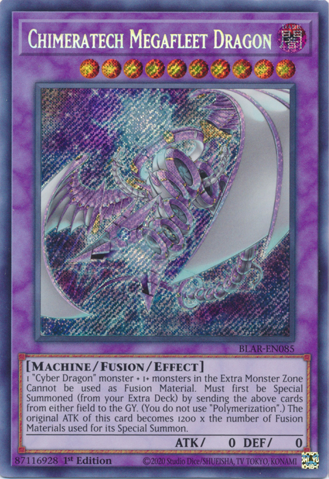 Chimeratech Megafleet Dragon [BLAR-EN085] Secret Rare