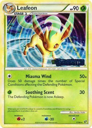 Leafeon (17/90) (Prerelease Promo) [Nintendo: Black Star Promos] Pokémon