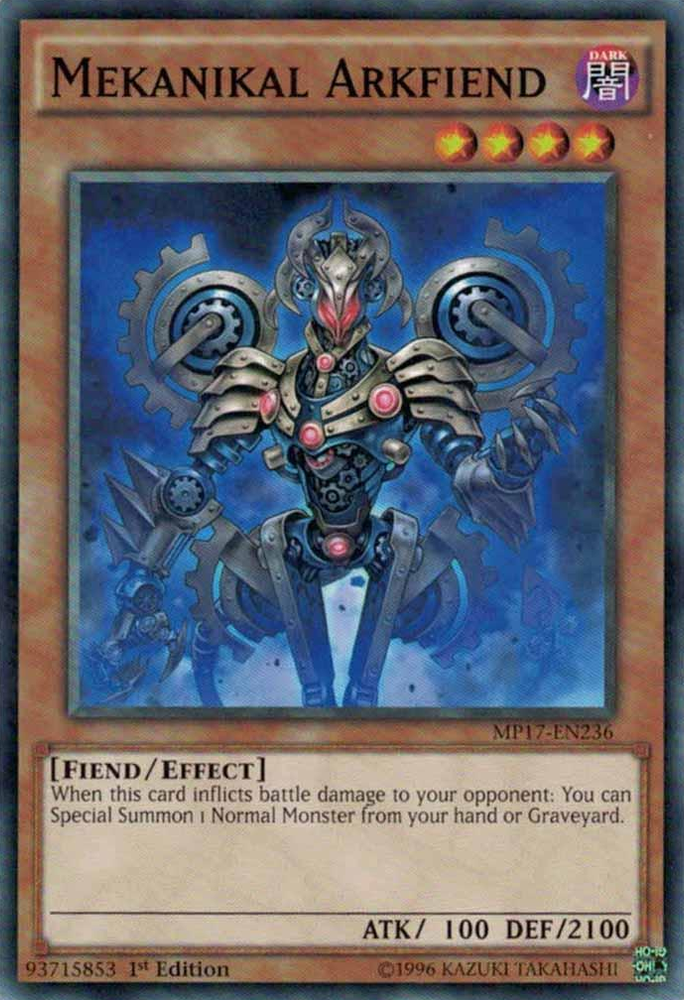 Mekanikal Arkfiend [MP17-EN236] Common Yu-Gi-Oh!