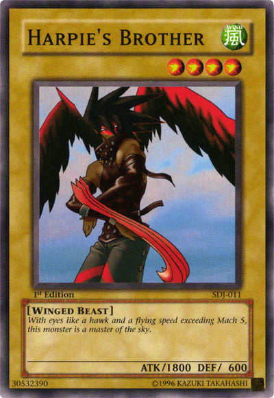Harpie's Brother [SDJ-011] Common Yu-Gi-Oh!