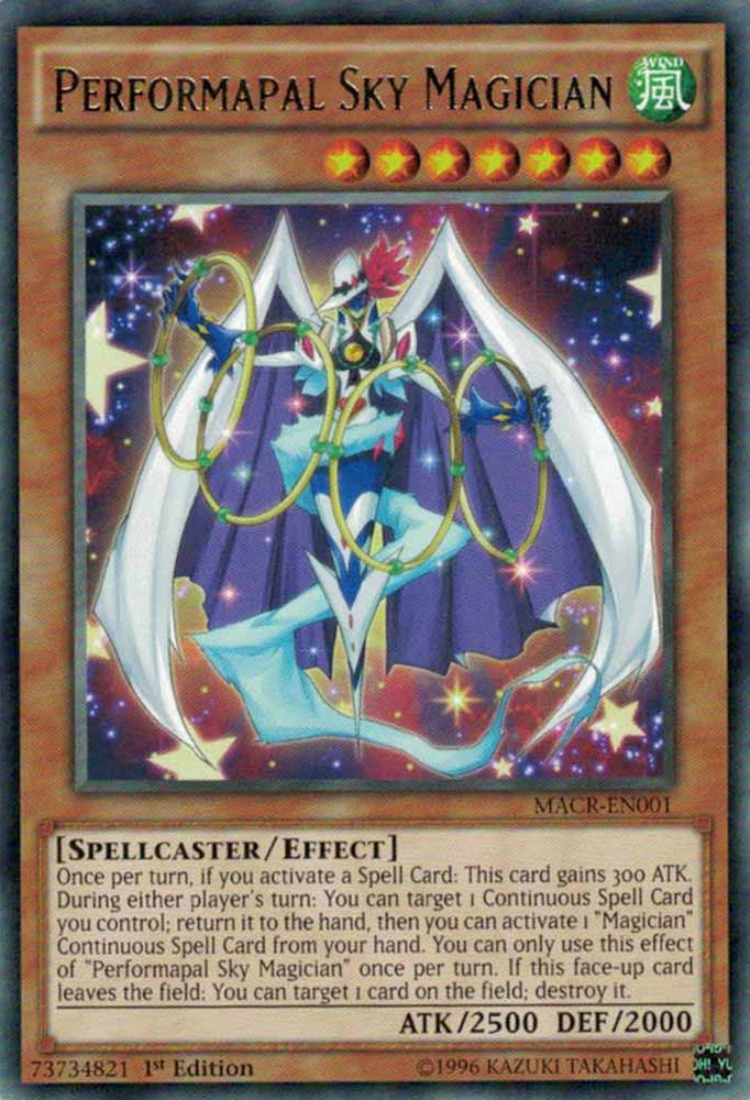 Performapal Sky Magician [MACR-EN001] Rare Yu-Gi-Oh!