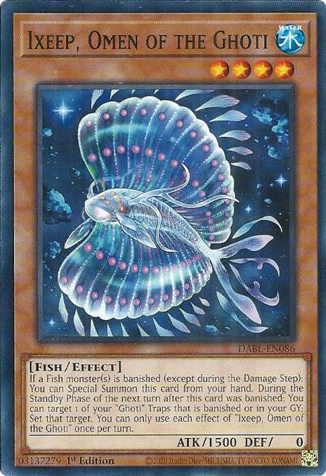 Ixeep, Omen of the Ghoti [DABL-EN086] Common Yu-Gi-Oh!