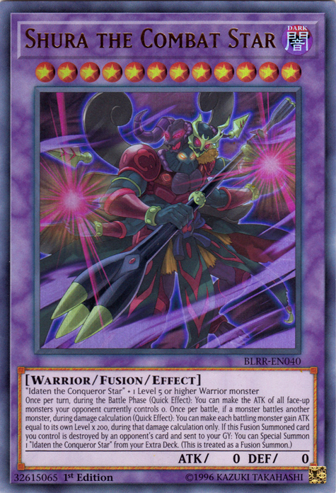 Shura the Combat Star [BLRR-EN040] Ultra Rare Yu-Gi-Oh!