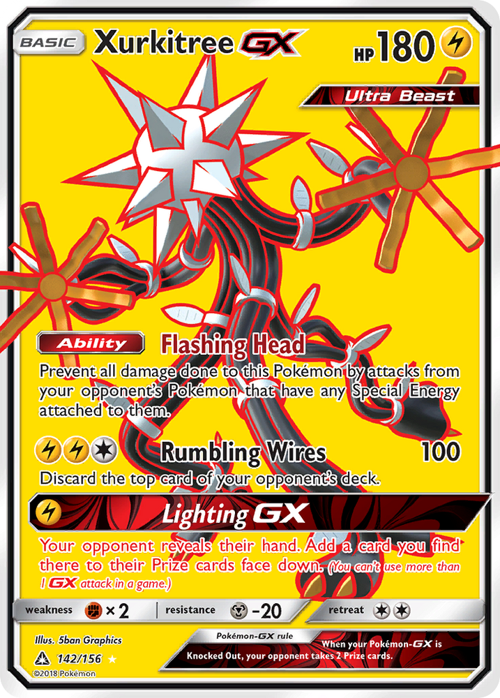 Xurkitree GX (142/156) [Sun & Moon: Ultra Prism] Pokémon