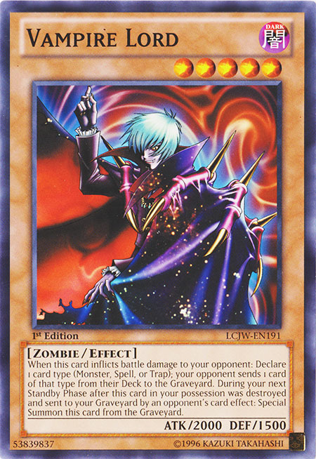 Vampire Lord [LCJW-EN191] Common Yu-Gi-Oh!