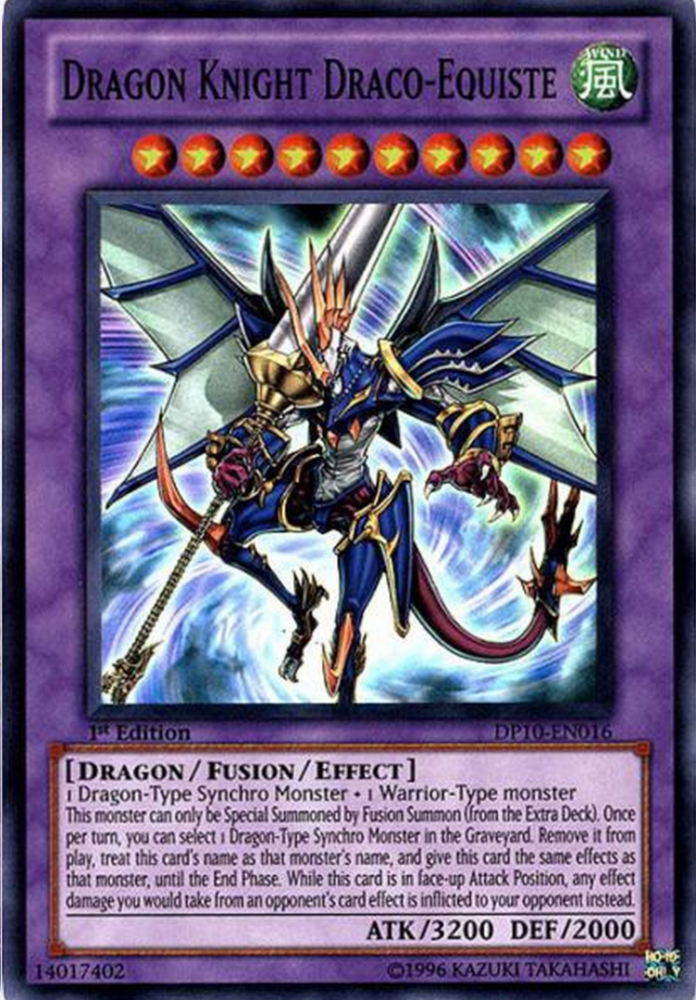 Dragon Knight Draco-Equiste [DP10-EN016] Super Rare Yu-Gi-Oh!