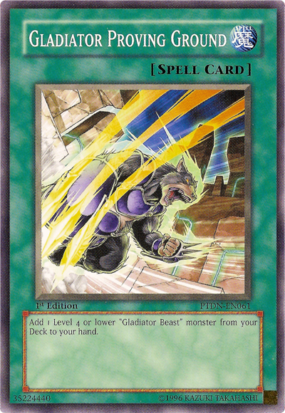Gladiator Proving Ground [PTDN-EN061] Common Yu-Gi-Oh!