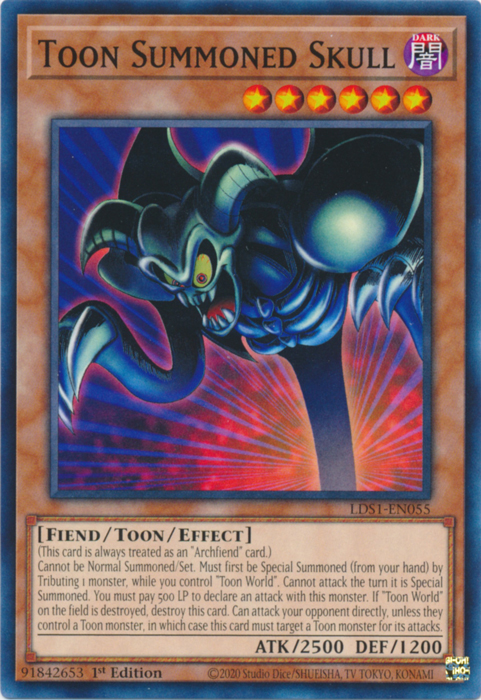 Toon Summoned Skull [LDS1-EN055] Common Yu-Gi-Oh!