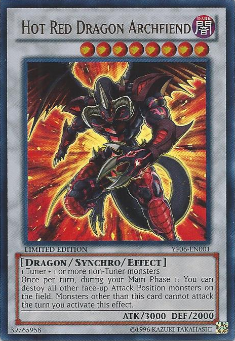 Hot Red Dragon Archfiend [YF06-EN001] Ultra Rare Yu-Gi-Oh!