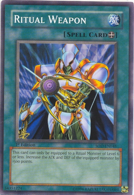 Ritual Weapon [SOD-EN048] Common Yu-Gi-Oh!
