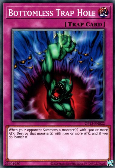 Bottomless Trap Hole [OP13-EN022] Common Yu-Gi-Oh!
