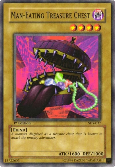 Man-Eating Treasure Chest [SDY-037] Common Yu-Gi-Oh!