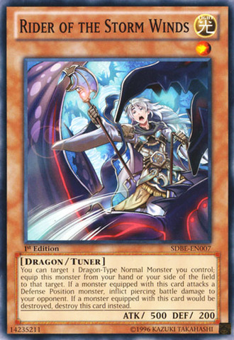Rider of the Storm Winds [SDBE-EN007] Common Yu-Gi-Oh!